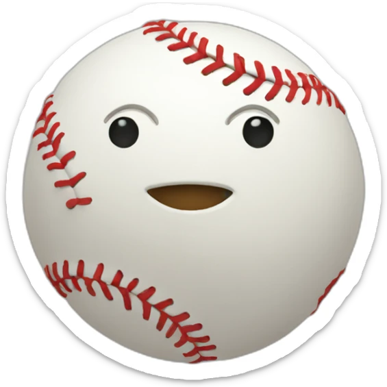 Baseball sticker