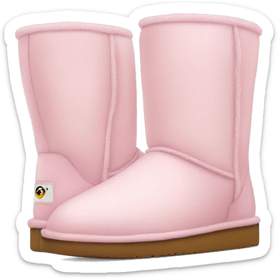 light pink uggs sticker