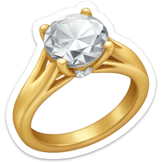engagement ring  sticker