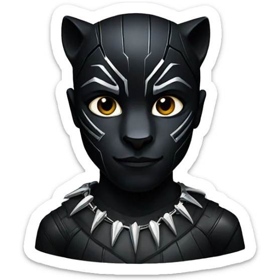 black panther  sticker