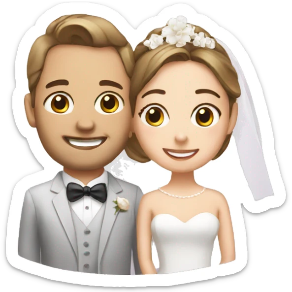 Wedding sticker