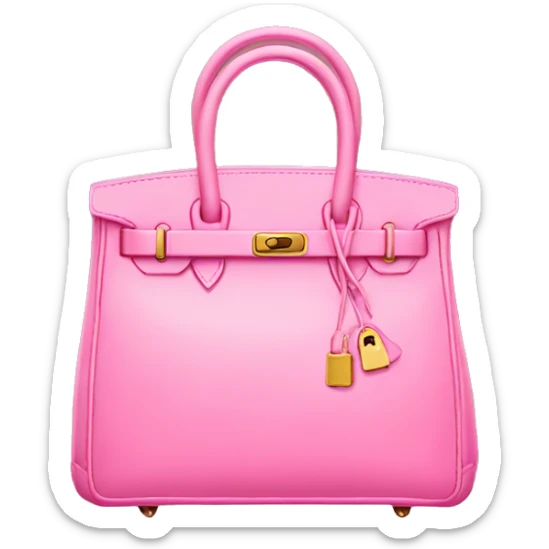 pink birkin bag sticker
