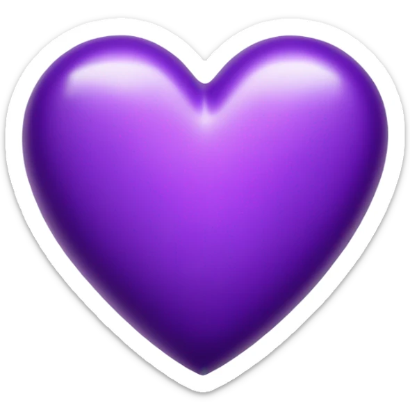 Purple heart sticker