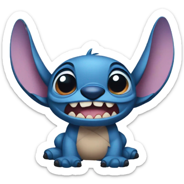 Stitch sticker
