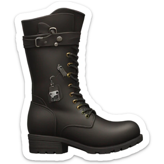 Biker boots sticker