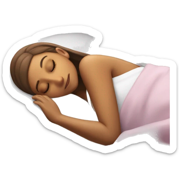 Ariana Grande sleeping sticker