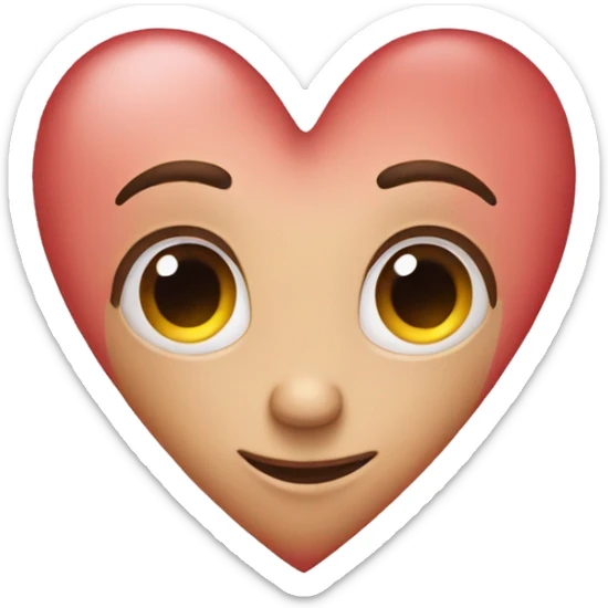 Heart sticker