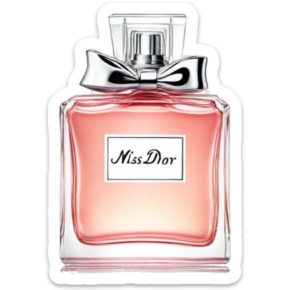 Miss dior perfume sticker