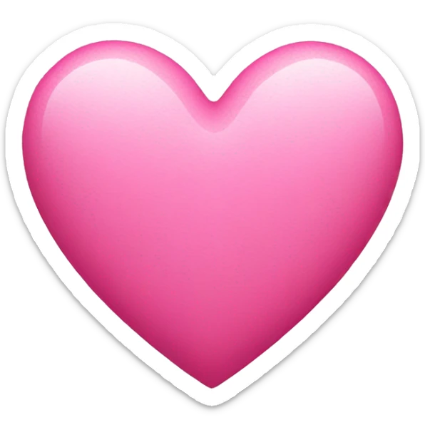 pink heart sticker
