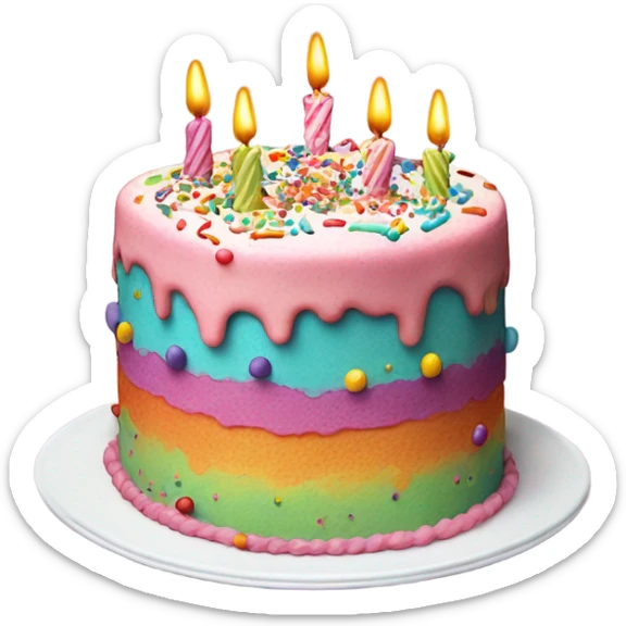 Birthday sticker