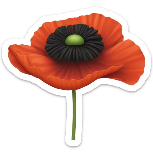 poppy sticker