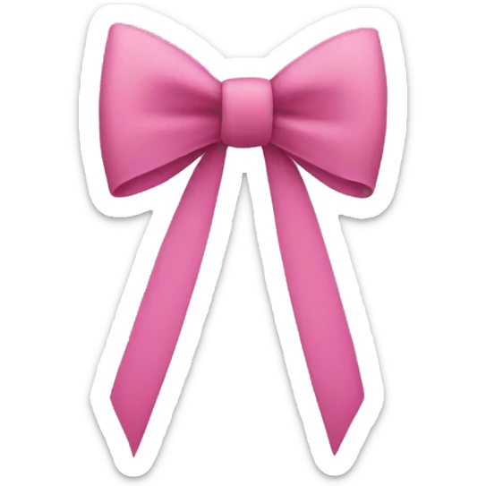 Bow sticker