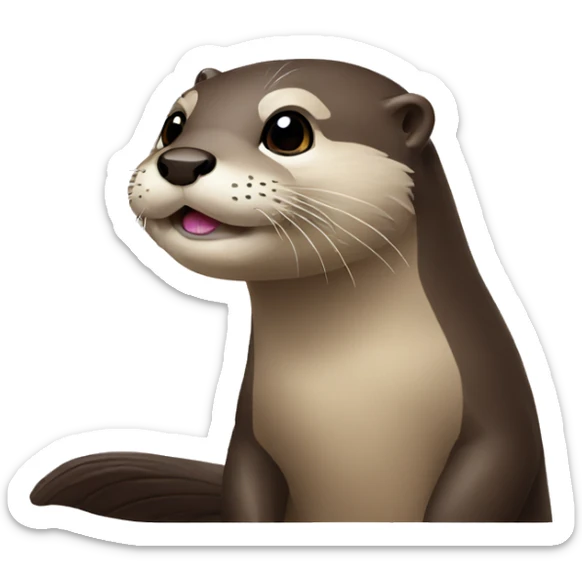 Otter sticker