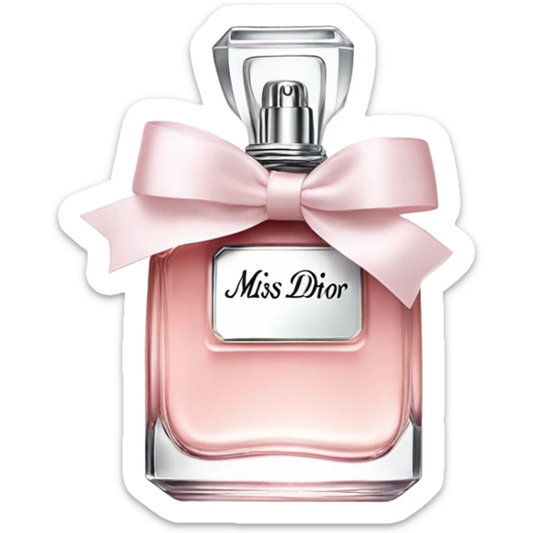 miss dior perfume sticker