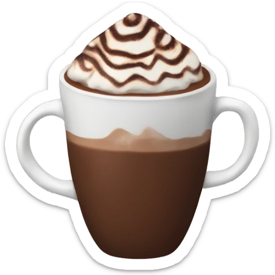 hot chocolate  sticker