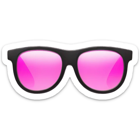 Sunglasses pink sticker