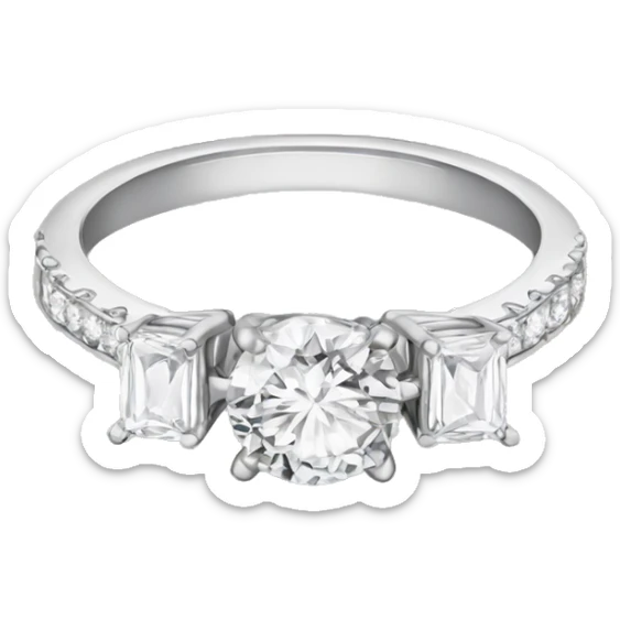 Engagement ring sticker