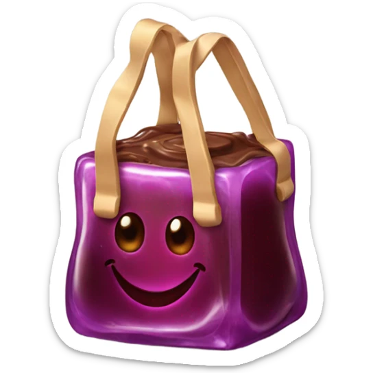Bag of Jelly chocolate  sticker