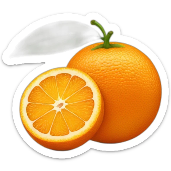 Orange sticker