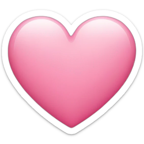 pink heart sticker