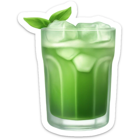 Iced matcha sticker