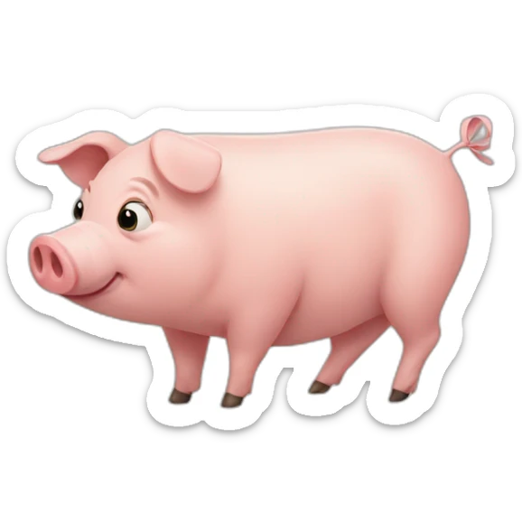 Pig  sticker