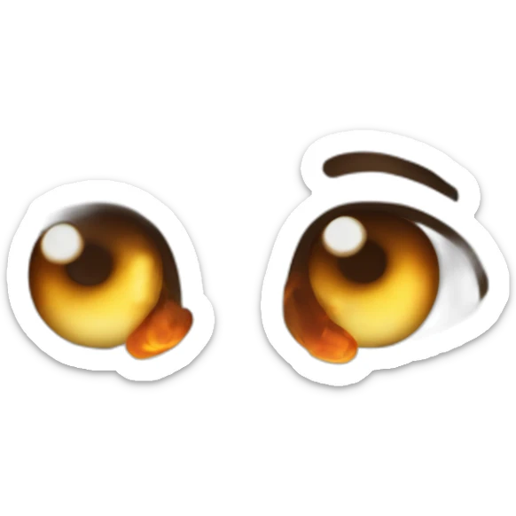 fire eyes memoji sticker