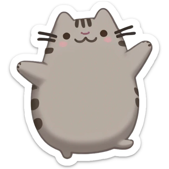 pusheen dancing sticker
