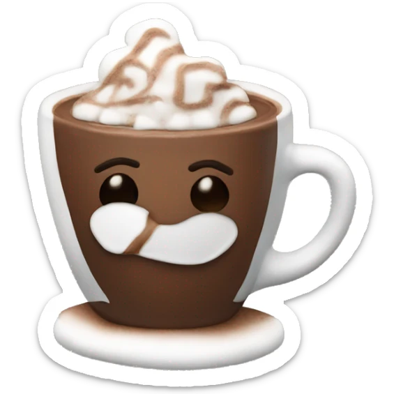 Hot chocolate  sticker