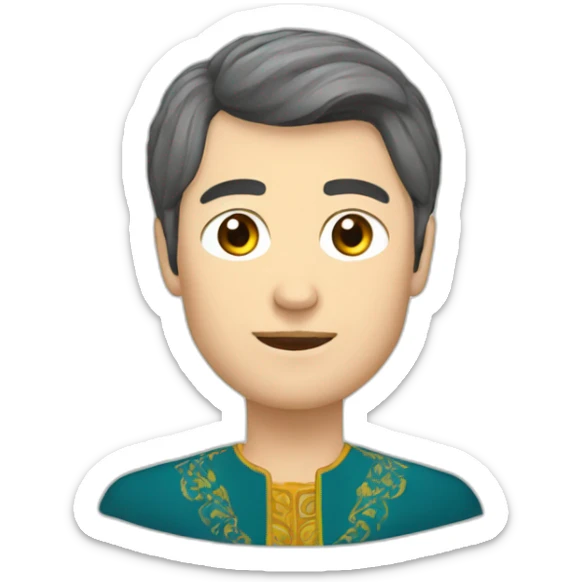 Kurt is a traditional product that belongs to the Kazakh culture sticker