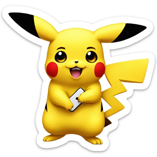 Pikachu ios sticker