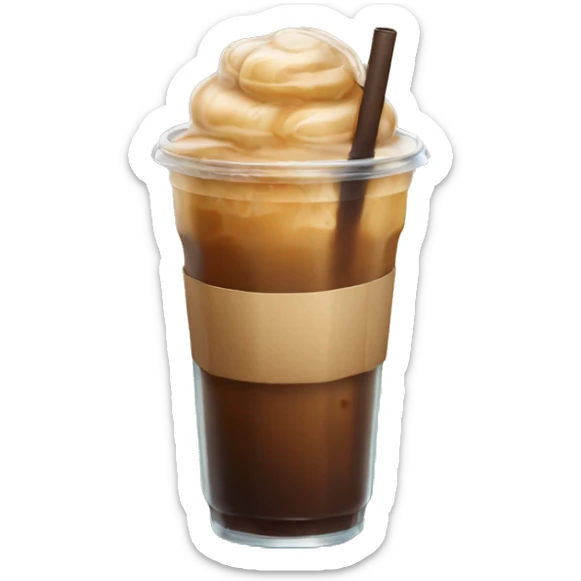 Iced coffee sticker