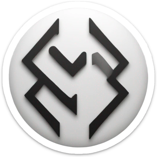 Create a circular arrow icon similar to the 🔄 emoji, but in black and white colors. The design should have a clean, minimalistic style with smooth lines. The arrows should form a continuous loop, and the background should be plain white sticker