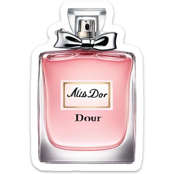 Miss dior perfume sticker