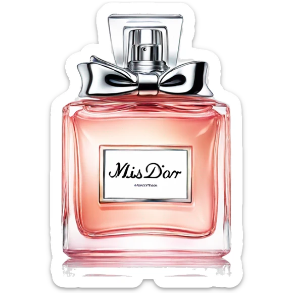 Miss dior perfume sticker