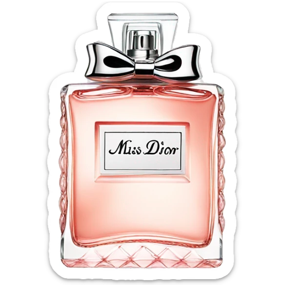 Miss dior perfume sticker