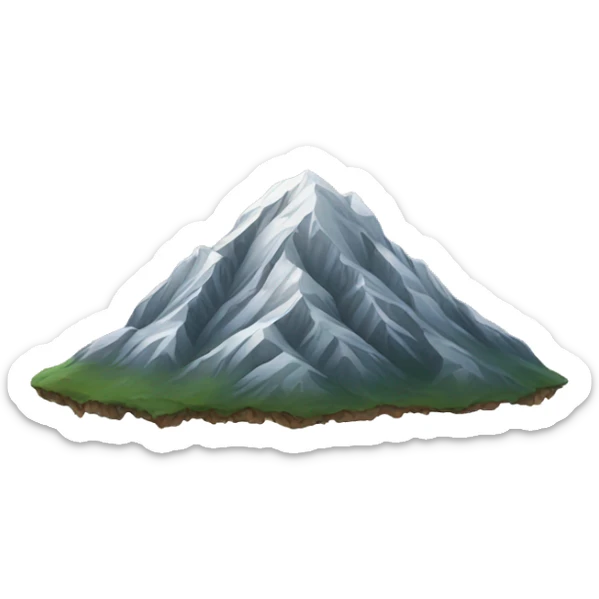 Mountain sticker