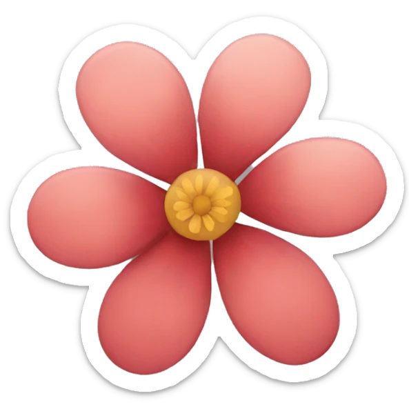 Flower sticker