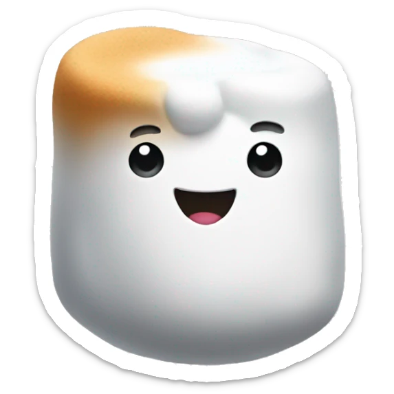 Marshmallow  sticker