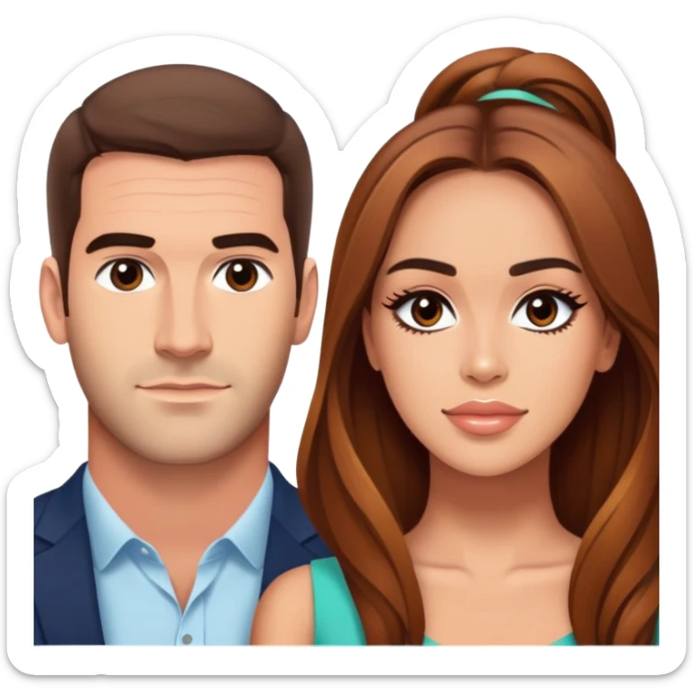 Lewis Howes and Yanet Garcia vs JetSetFly and Tefi INTERNET CELEBRITY BATTLE NOVIO DE MEXICO sticker