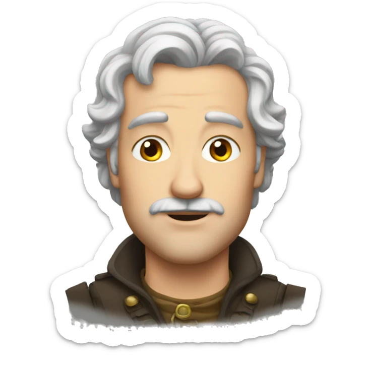 German person majestic sticker