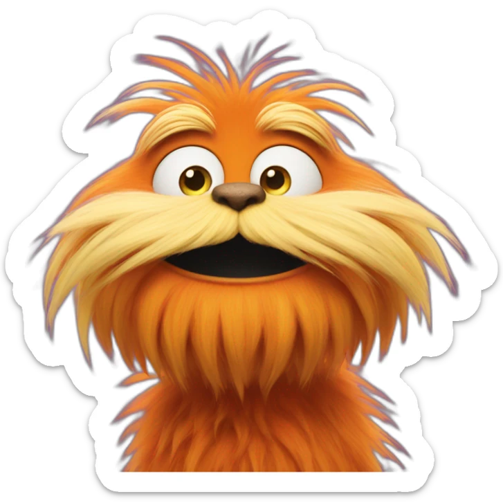 lorax sticker