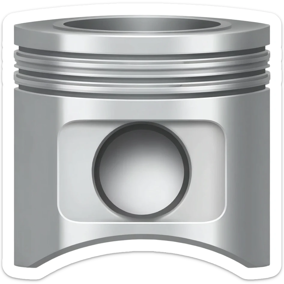 Car piston sticker