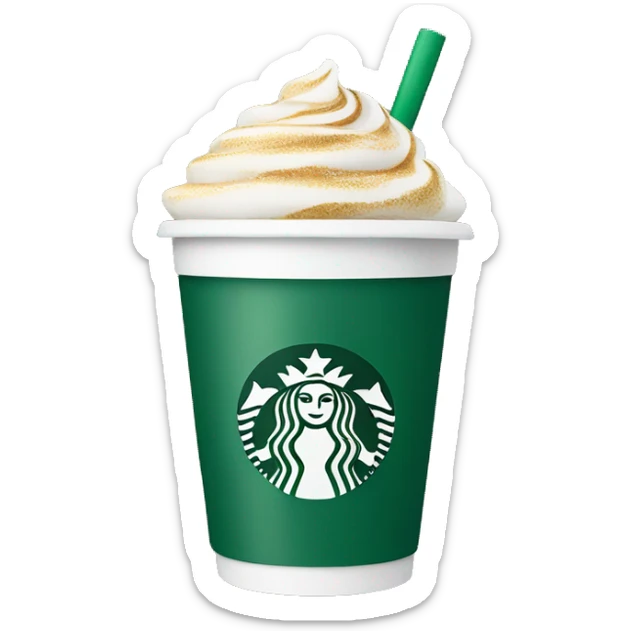 Starbucks cup  sticker