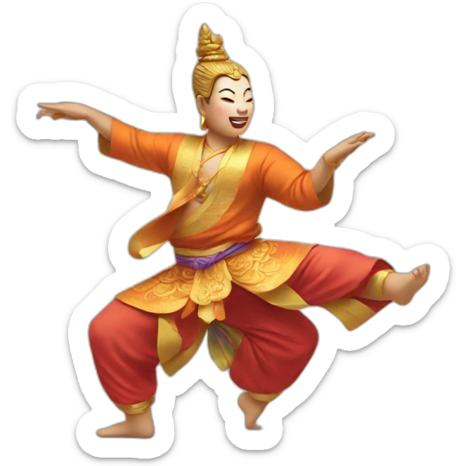 Thaï dance sticker