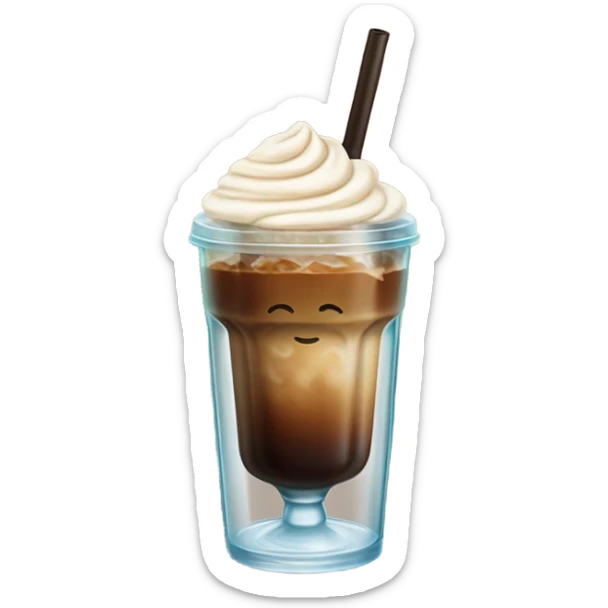 iced coffee sticker