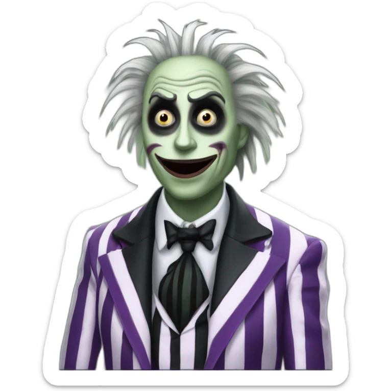 Beetlejuice sticker