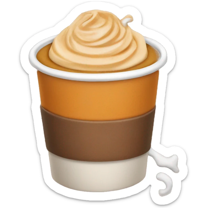 Pumpkin spice latte sticker