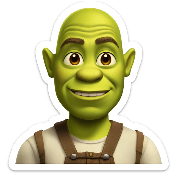 Shrek sticker