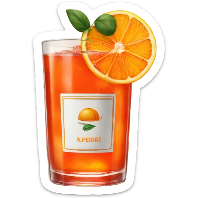 aperol spritz sticker